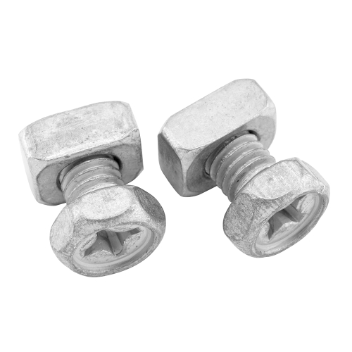 BikeMaster - BikeMaster Battery Bolt 6x10mm Bolt/Rectangle Nut (2 Sets) - 151726