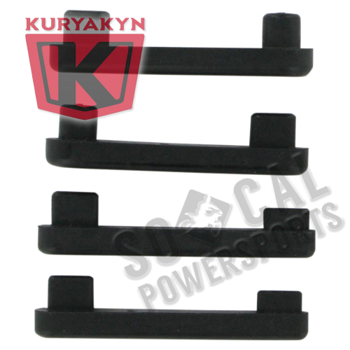 Kuryakyn - Kuryakyn Slim Rubber Pads for Transformer Floorboard Swingarm (Both Boards) - 7009