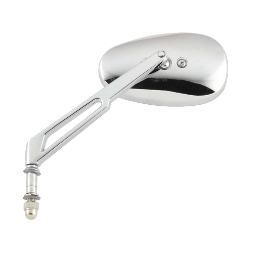 BikeMaster - BikeMaster Custom Mirror - Hi-Rise Bars - Chrome - 601141
