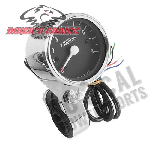 Bikers Choice - Bikers Choice Custom Mini Tachometer - Electronic - 493374