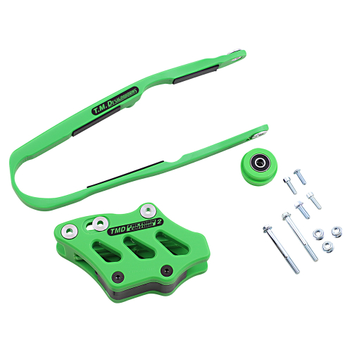 T.M. Designworks - T.M. Designworks Baja-Rally Chain Slide-N-Guide Kit - Green - KCP-K10-GR