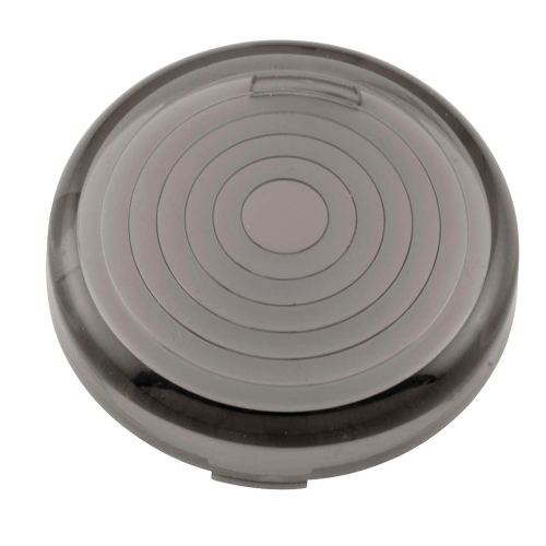 Bikers Choice - Bikers Choice Turn Signal Replacement Lenses - Circle Smoke - 489865