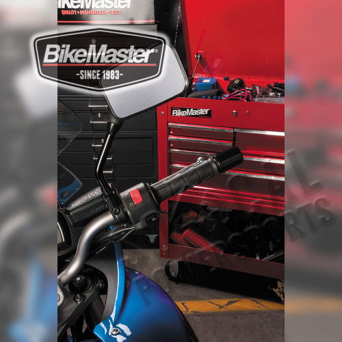 BikeMaster - BikeMaster Superbike GX Right Mirror - 10mm - Black - 600036