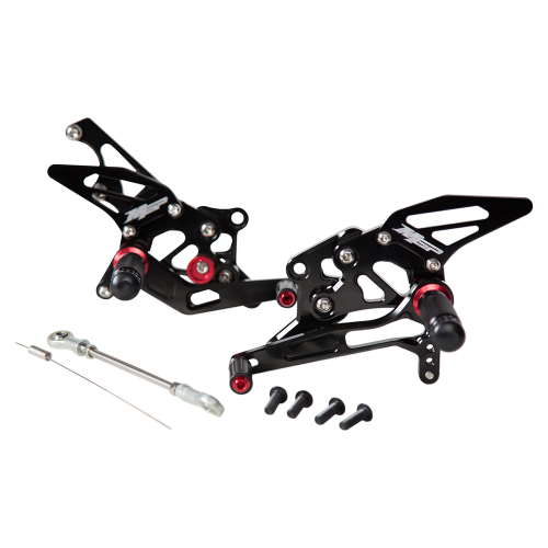 Hotbodies Racing - Hotbodies Racing Fully Adjustable Rearset - Black - 81502-2500