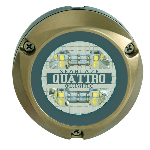 Lumitec - Lumitec Zambezi Quattro Surface Mount Underwater Light - Spectrum RGBW