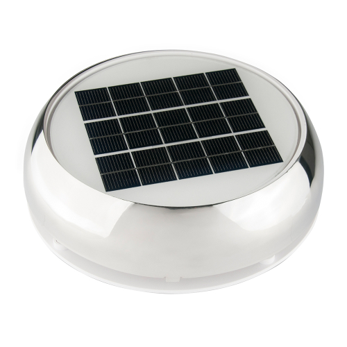 Marinco - Marinco 4" Day/Night Solar Vent - Stainless Steel