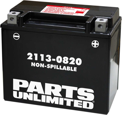 Parts Unlimited - Parts Unlimited AGM Factory Activated Maintenace-Free Battery - 2113-0820