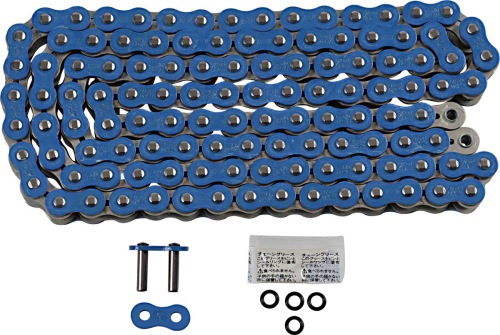 EK Chain - EK Chain 530 MVXZ2 Quadra X-Ring Chain - 120 Links - Blue - 530MVXZ2-120B