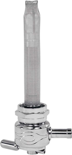 Pingel - Pingel Single Outlet Reserve Valve Round Flamed Design Petcock - 6311-CF