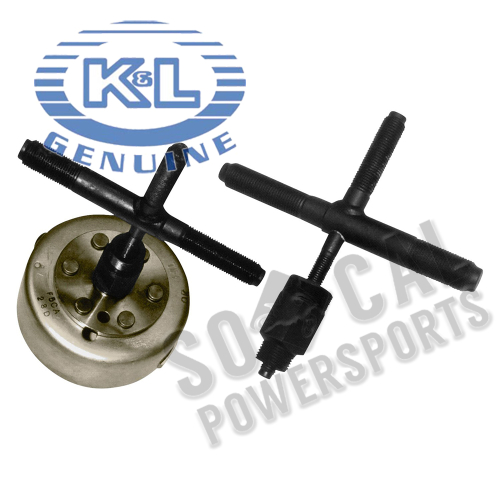 K&L Supply - K&L Supply 6-In-1 Cross Type Flywheel Puller - 35-2210