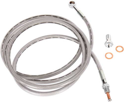 Goodridge - Goodridge Stainless Steel Braided Hydraulic Clutch Line Kit - 73in. - HD2001-1CCH-73