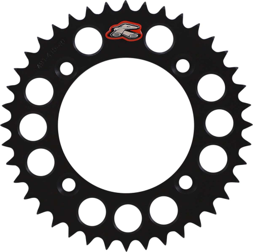 Renthal - Renthal Ultralight Rear Sprocket - Black - 40T - 491--415-40P-BK