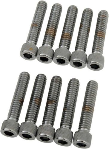 Drag Specialties - Drag Specialties Coarse-Thread Socket-Head Bolts - 1/4in.-20 x 1 1/4in. - MPB182