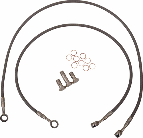 Galfer Brakes - Galfer Brakes Stainless Steel Front Hydraulic Brake Line Kit - FK003D186-2