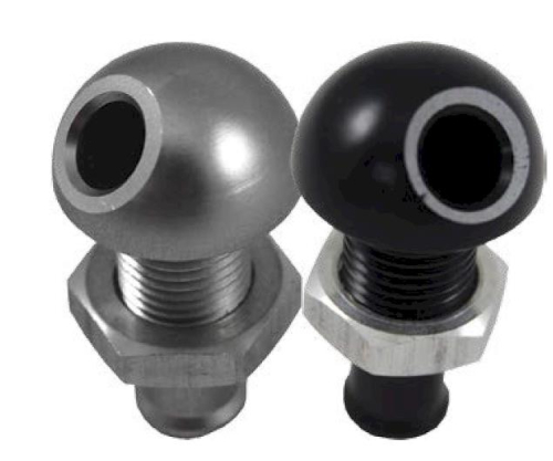 Blowsion - Blowsion 3/8in. Billet Bypass Fitting - 45 Deg. - Black - 18-2076