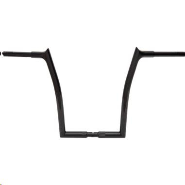 Fat Baggers, Inc. - Fat Baggers, Inc. 1-1/4in. EZ Install Pointed Top Handlebars - Gloss Black - 908016-B