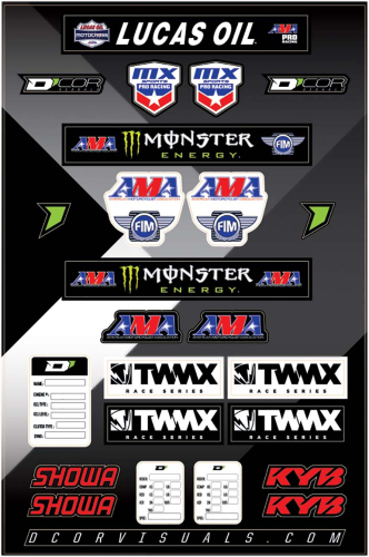 DCOR - DCOR Kids Decal Sheet - Factory Sticker - 40-90-116
