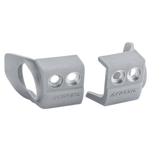 Acerbis - Acerbis Shoe Protectors For Inverted Forks - Silver - 2709720012