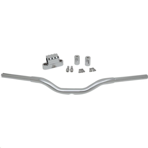 LA Choppers - LA Choppers 1-1/4in. Kage Fighter Straight Heights T-Bar - 4in. Rise - Chrome - LA-7335-04