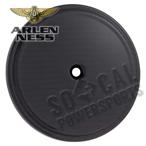 Arlen Ness - Arlen Ness Optional Carbon Cover for Any Ness Round Stage I Air Filter Kit - 18-767