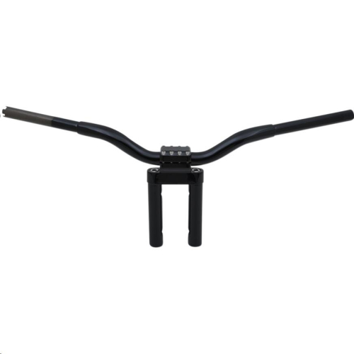 LA Choppers - LA Choppers 1-1/4in. Kage Fighter Straight Heights T-Bar - 8in. Rise - Gloss Black - LA-7335-08B