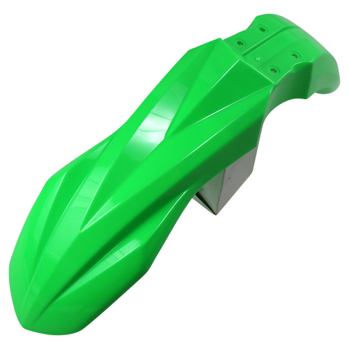 UFO Plastics - UFO Plastics Front Fender - Neon Green - KA04748-AFLU