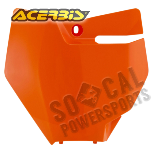 Acerbis - Acerbis Front Number Plate - Orange - 2685955226