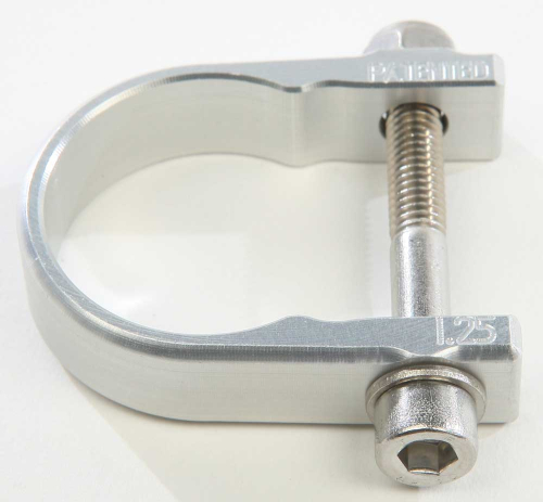 Axia Alloys - Axia Alloys Modular Roll Cage Strap Clamp - 1.25in. - Silver - MODCL1.25-C