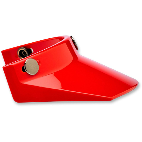 Biltwell Inc. - Biltwell Inc. 3 Snap Moto Visor - No Vent - Red - MV-RED-00-SD