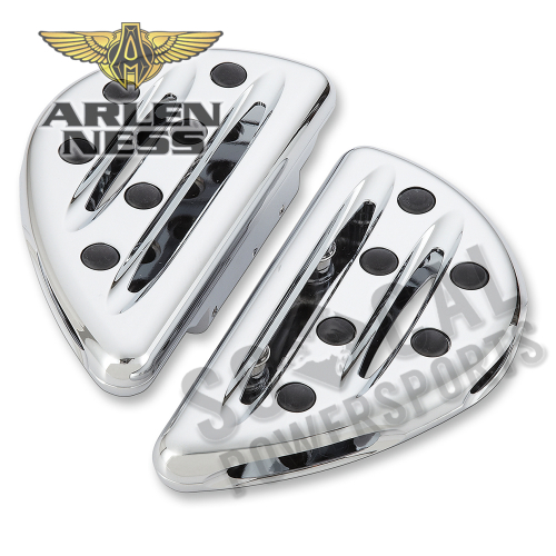 Arlen Ness - Arlen Ness Deep Cut Passenger Floorboard - Chrome - 06-866