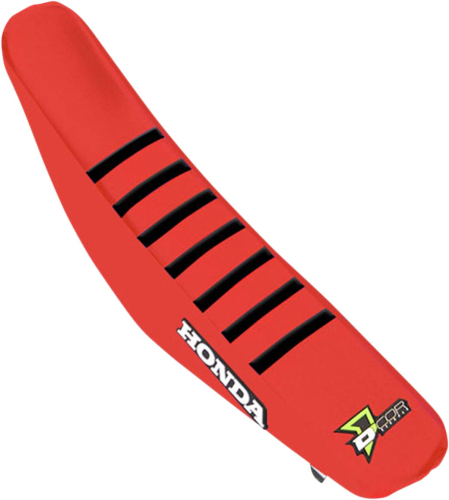 DCOR - DCOR Factory Reinforced Seat Cover - Red/Red/Black Ribs - 30-10-458