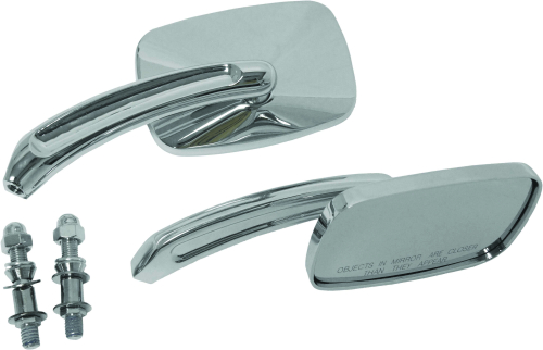 HardDrive - HardDrive Custom Rectangle Mirrors - Chrome - 18-137