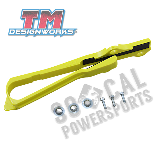 T.M. Designworks - T.M. Designworks Dirt Cross Super Front Chain Slider - Yellow - DCS-S20-YL