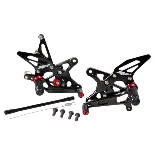 Hotbodies Racing - Hotbodies Racing Fully Adjustable Rearset - Black - 50901-2500