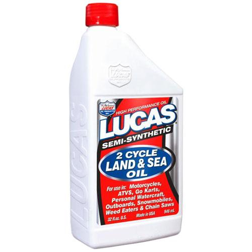 Lucas Oil - Lucas Oil High Performance Semi-Synthetic 2T Oil - Land and Sea - 10467