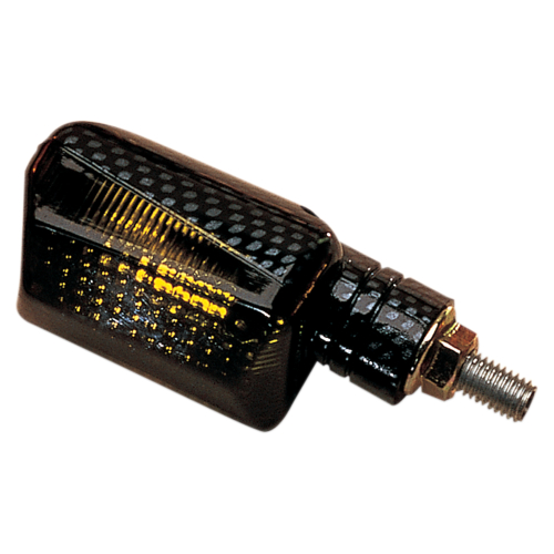 K&S Technologies - K&S Technologies Mini-Stalk Marker Lights - Black with Smoke Lens - 25-8108