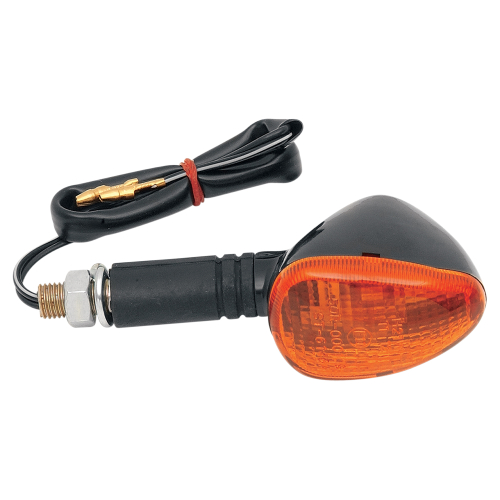 K&S Technologies - K&S Technologies Compact Flexible Marker Lights - Black/Amber Dual Filament - 25-8405