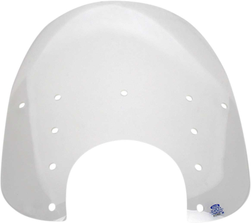 Memphis Shades - Memphis Shades Replacement Plastic for Fats Windshield (7in. Cutout) - 17in. - Clear - MEP3210
