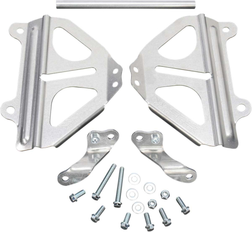 Works Connection - Works Connection Radiator Brace - Silver - 18-008