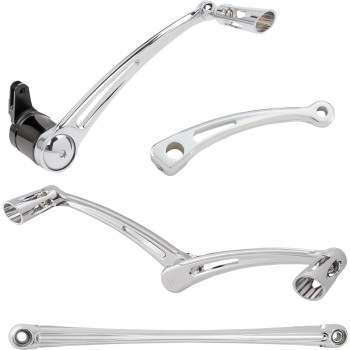 Arlen Ness - Arlen Ness Deep Cut Foot Control Kit - Chrome - 420-107