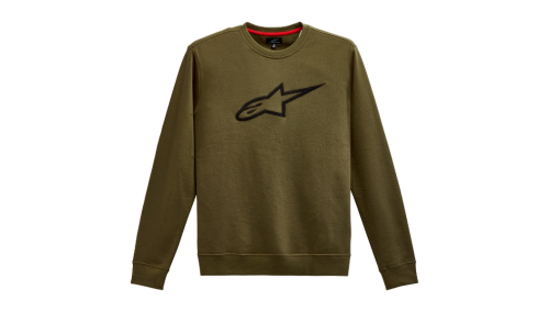 Alpinestars - Alpinestars Ageless Crew Fleece - 12125132269102X - Military Black - 2XL