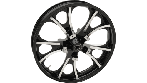 Coastal Moto - Coastal Moto Precision Cast Largo 3D Front Wheel - 21in. x 3.5in. - Black Cut - 3D-LGO213BC-ABST