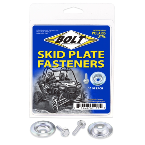 Bolt MC Hardware - Bolt MC Hardware UTV Skid Plate Fasteners - RZR-SKDPLT