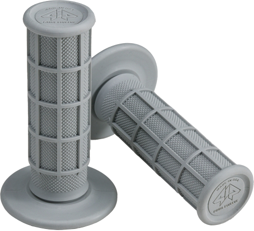 Four Twelve Racing - Four Twelve Racing Pee Wee/Pit Bike Mini Grip - Gray - 3/4in. - 412-G101