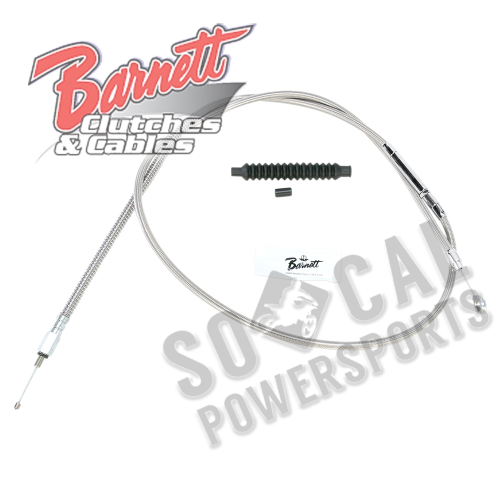 Barnett - Barnett Stainless Clear-Coated Clutch Cable (+8in.) - 102-30-10035-8