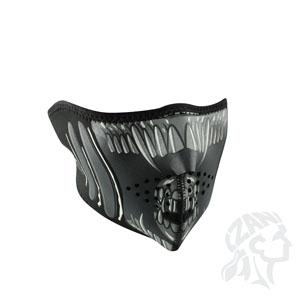 Zan Headgear - Zan Headgear Half Face Mask - WNFM039H - Alien - OSFM