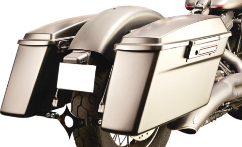 Cycle Visions - Cycle Visions Bagger-Tail for Softail - Black Bag Mounts - CV7190