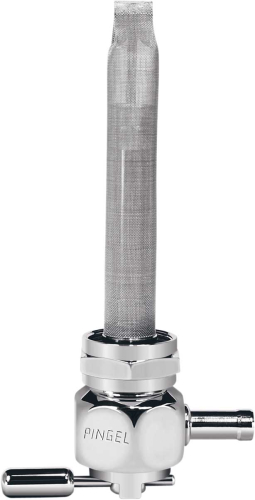 Pingel - Pingel Power-Flo Fuel Valve - 22mm Hex - 180 Deg. Outlet Facing Inward - Oval - 6311-CHO