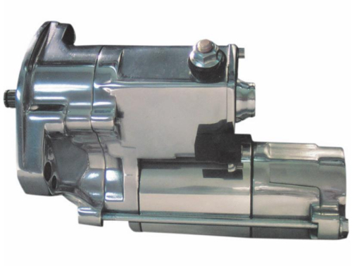 Terry Components - Terry Components Slugger 1.8kW High-Torque Starter Motor - Chrome/Polished - 775090