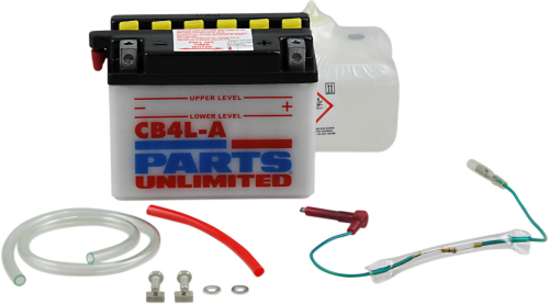 Parts Unlimited - Parts Unlimited 12V Heavy Duty Battery Kit - CB4L-A-FP